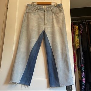 Two-Tone Citizens of Humanity Cora Crop Denim